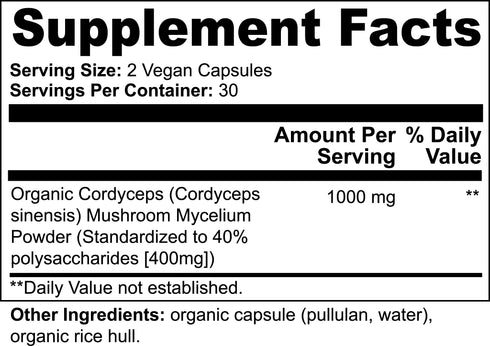 Attune Cordyceps Mushroom Capsules